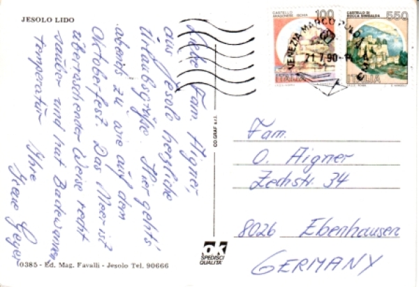 Jesolo - I 1990 95 003 ●